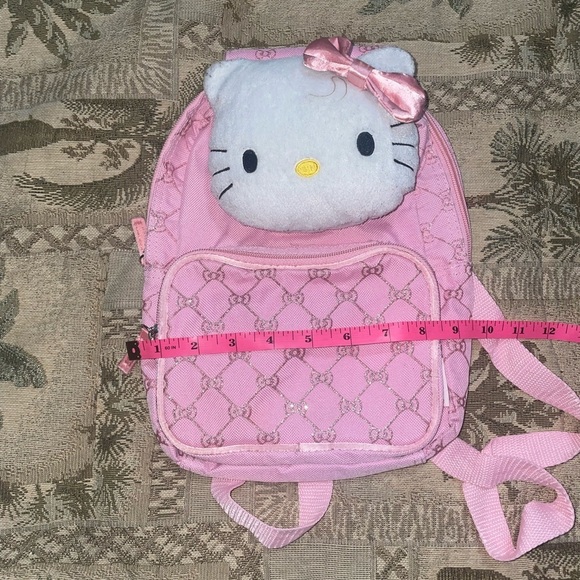 💖Vintage hello kitty backpack pink backpack plush backpack Sanrio glitter bag - Picture 15 of 17
